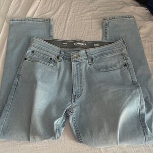 Sonoma Men's Relaxed Fit Light Blue Jeans